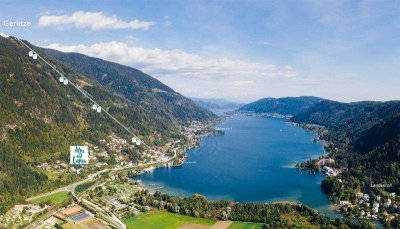 Repräsentative See und Bergblick-Wohnung am Ossiacher See