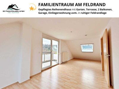 FAMILIENTRAUM - Gepflegtes Reihenendhaus mit Garten, Terrasse, ELW uvm. in ruhiger Feldrandlage