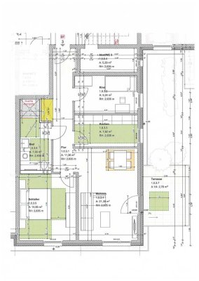 Wohnen mit WBS! Neubau 2022! ebenerdige 3-Zimmer-Wohnung mit Terrasse, Duschbad und HWR