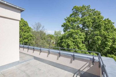 Perfektes Penthouse mit Dachterrasse im Neubau am Bucher Forst Pankow - provisionsfreier Sofortbezug