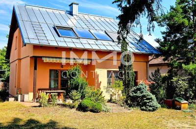 Charmantes Haus mit schönem Garten - Loft im Obergeschoß, Keller und Garage