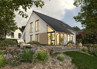 Einfamilienhaus mit Wintergarten und Carport im Baugebiet in Verl.