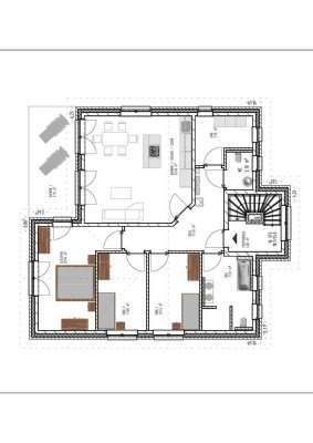 Ansprechende 4-Zimmer-OG-Wohnung mit gehobener Innenausstattung und Einbauküche in Damme