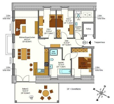 Große, helle 4-Zimmer Wohnung im Zentrum von Wolnzach