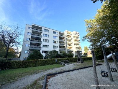 Gepflegt und schön gelegene 2-Zimmer-Wohnung im 5.OG mit Lift, Balkon & TG