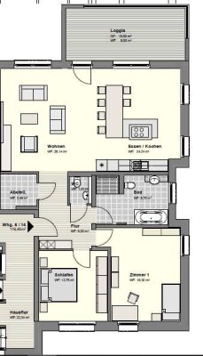 Geschmackvolle, neuwertige 3,5-Zimmer-Wohnung mit gehobener Innenausstattung mit Balkon in Witten