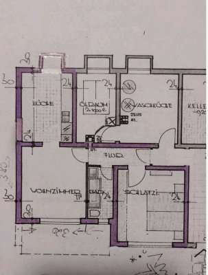 Modernisierte 2-Zimmer-Erdgeschosswohnung mit Terrasse in Ebersbach/Sulpach