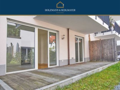 Terrasse und Loggia in der Innenstadt:
Neuwertige 3-Zimmer-Wohnung im Zentrum