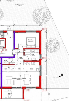 Neubau! "Hochwertige Zwei-Zimmer-Wohnung in Leinheim"