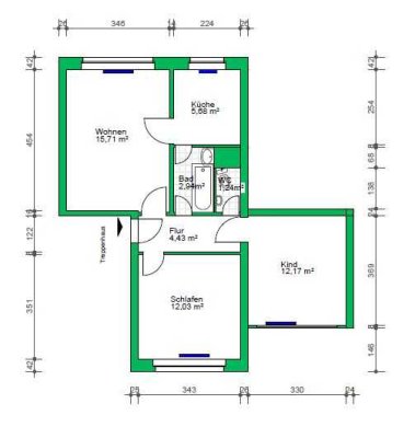 WG-taugliche 3 Zimmer-Wohnung verfügbar!