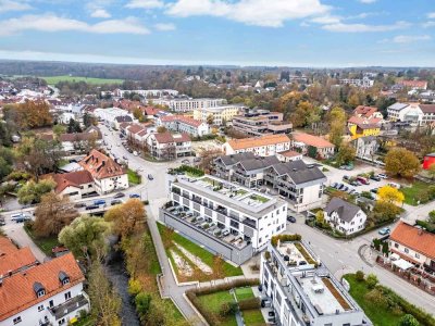 Neuwertige & Exklusive 2-Zimmer-Wohnung mit atemberaubendem Dachgarten und Blick über das Würmtal