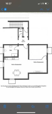 Modernisierte Wohnung mit zwei Zimmern sowie Balkon und Einbauküche in Riegel