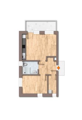 Neue Wohnung im modernen Mehrfamilienhaus, zentrale Lage, mit Balkon