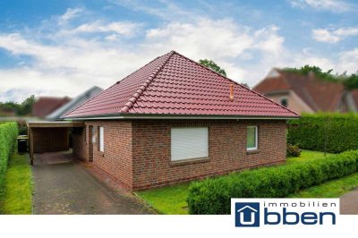 Wohnen in Aurich: Bungalow mit Carport und Garten – Ihr Stadtnahes Zuhause!