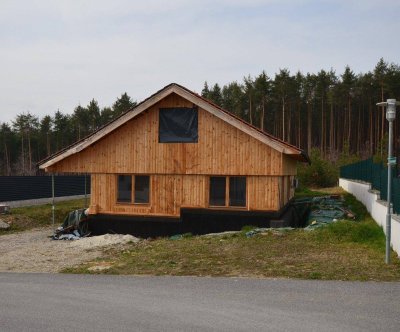 EINFAMILIENHAUS - HOLZHAUS - HALBFERTIG