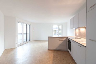 Hell + Geräumig! Schöne 2-Zimmer-Wohnung auf 53m² mit Balkon + EBK!  *ERSTBEZUG!*