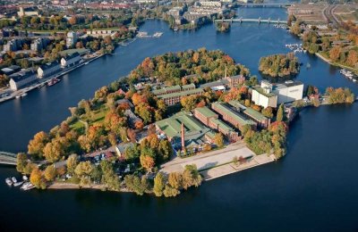 Exklusive 1-Zimmer-Wohnung auf der Insel Eiswerder direkt an der Havel (teilmöbliert & barrierefrei)