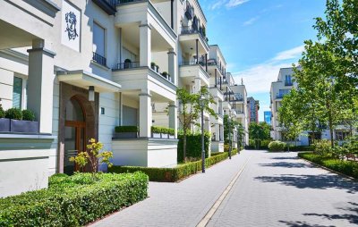 Stilvolle 3,5-Zimmer- Maisonette-Wohnung mit lux. Innenausstattung in den Heinrich-Heine-Gärten