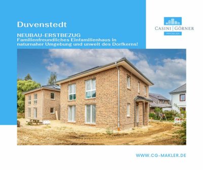 NEUBAU-ERSTBEZUG - Familienfreundliches Einfamilienhaus in naturnaher Umgebung von Duvenstedt!