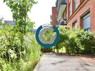 MODERNES LOFT IM HISTORISCHEN FABRIKGEBÄUDE - GROSSE TERRASSE & SAUNA - PKW-STELLPLATZ