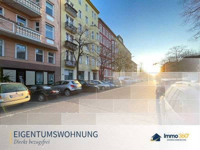 Bezugsfreie Altbauwohnung mit Parkettboden