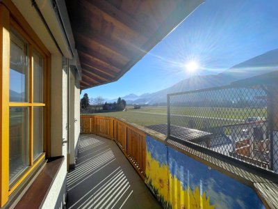 Lichtdurchflutete 3-Zimmer-Wohnung mit Bergblick in Pettnau