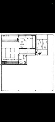 Stilvolle 1-Raum-Wohnung mit Einbauküche in Saarbrücken