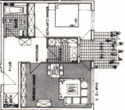 ÖHRINGEN==RENDELSTR. 23A== 2-ZIMMER-ETW=BJ 1984==62,78 QM=2.OG=GR. SÜDBALKON=WANNENBAD==STELLPLATZ!!