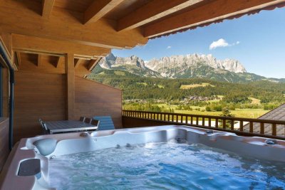 Möbliertes Chalet mit Blick auf den Wilden Kaiser