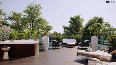 Terrassen-Sensation mit Wohlfühlfaktor! 100m² Terrassen + Whirlpool + Perfekte Raumaufteilung + Beste Qualität und Ausstattung! Jetzt zugreifen!