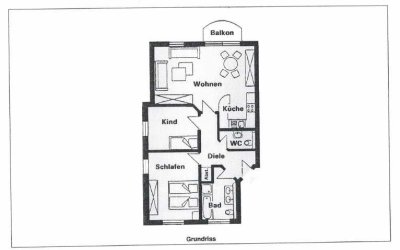 TOP 3-Zimmer-Wohnung im schönen Brieselang*Balkon*Gäste WC*Stellplatz