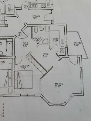 Geschmackvolle, gepflegte 2-Raum-EG-Wohnung mit Balkon in Stutensee