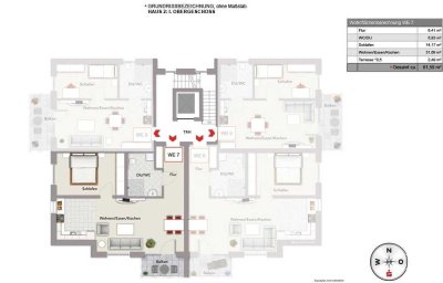 Großzügige 2-Zimmer-Wohnung mit ca. 62 m² *** 1782 R-WE7