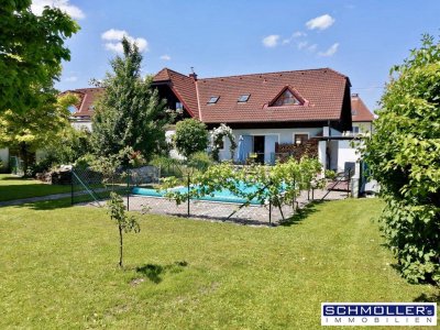 Familiendomizil mit Pool und Gartenparadies am Stadtrand von Wels