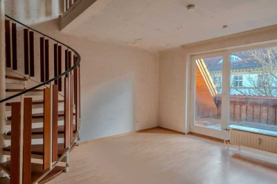 Charmante Maisonette-Wohnung mit Balkon in Top-Lage