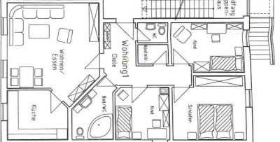 Frisch renovierte 4-Zimmer-Wohnung in Marktrodach