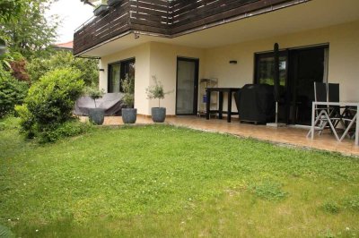 Terrassenwohnung mit 3 Zimmern, Garten, Terrasse und Einbauküche in Bensheim