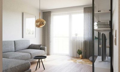 1. Monat Kaltmiete frei!!! + *Treppen steigen und Miete sparen* 2- Zimmer 56 m²  4+ 5. Obergeschoss