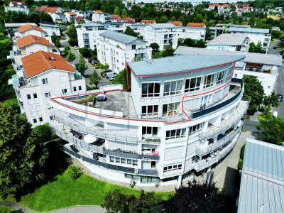 Exklusive Penthouse-Maisonettewohnung mit Alpenblick