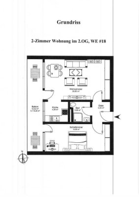 **renditestarke (4,22%) 2-Zi.-Whg. mit Balkon und Stellplatz in Unterschleißheim -zur Kapitalanlage-