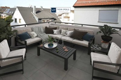 Gemütliche 5,5-Zimmer Wohnung mit Balkon und Terrasse - zentrumsnah in Leonberg!