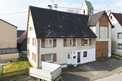 Ehemaliges Bauernhaus ...  mit viel Platz für Wohnen, Hobby und Kleintiere