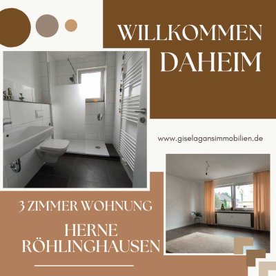 Modernisierte Wohnung in Röhlinghausen / Grenze Eickel, sehr ruhig gelegen