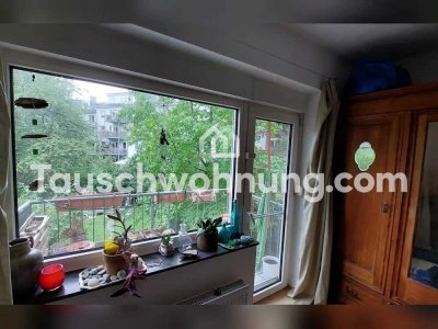 Tauschwohnung: Ruhige 2 Zi+Kü mit GartenundBalkon in Sülz, suche größere Whg