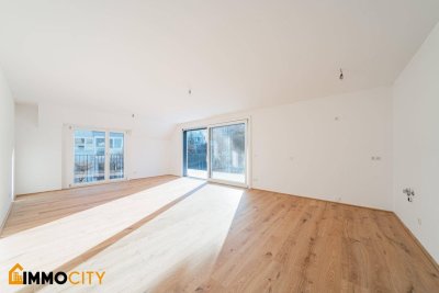 Neuer Preis! Dachtraum, 2 Zimmer-Wohnung + 17 m² Balkon, Erstbezug, Erstklassige Ausstattung, Neubau, luxuriös + Garage