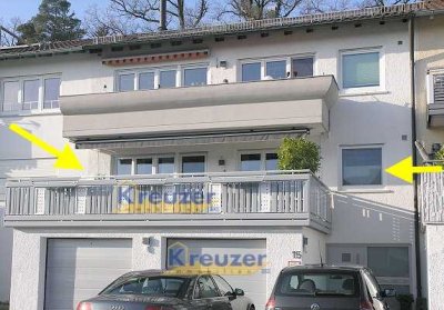 Ruhige Lage * Modernisiert * Sehr gepflegt * Schöne 4,5 Zi.-Wohnung + großer Terrasse + Garage !