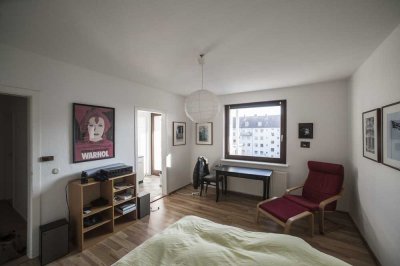 helle 1 Zi-Wohnung mit 6 qm Südbalkon