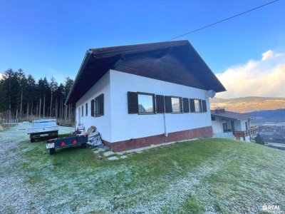 Idylle Nähe Skigebiet - Charmanter Bungalow (inkl. Baugrund) mit Bergblick in Ruhelage von Spittal/Drau-Baldramsdorf