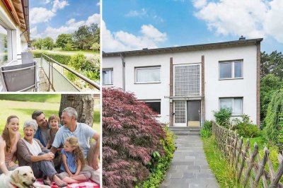 PHI AACHEN - Charmantes Zweifamilienhaus mit zwei Garagen und Garten in ruhiger Lage von Aachen!