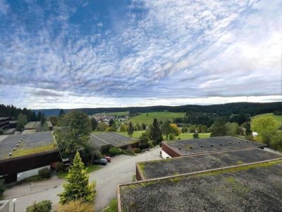 Sanierungsbedürftige 2-Zimmer-Wohnung mit herrlichem Ausblick und Freizeitangebot in Schonach!